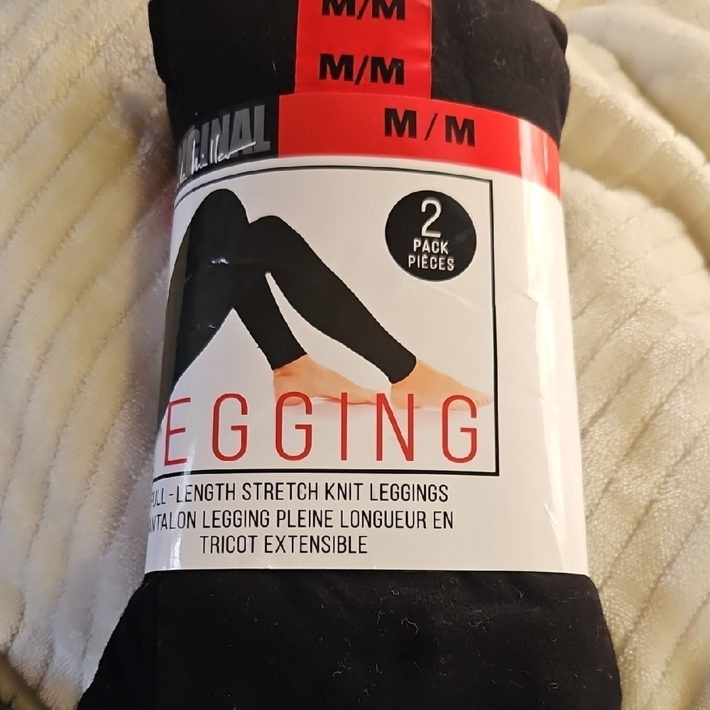 2 Pack Womens Leggings Size Medium
